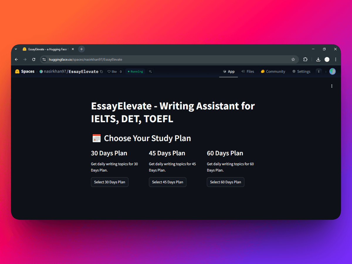 Essay Elevate