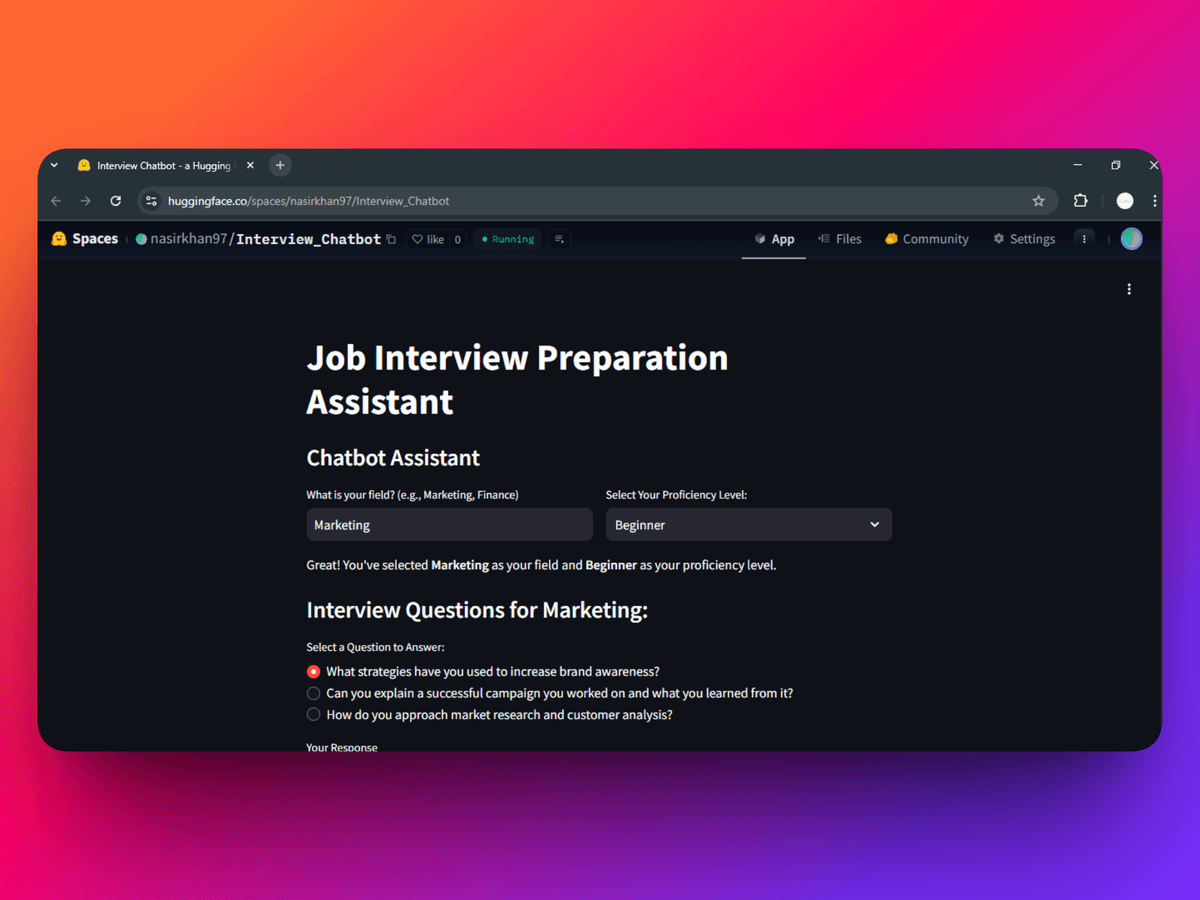 Job Interview Preparation Assistant